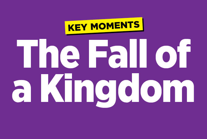 Clickable slideshow cover: The Fall of a Kingdom